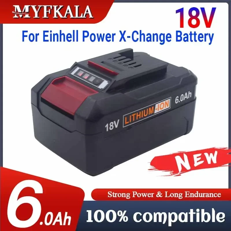 Power Tools Einhell - 6000mAh Replacement Battery EIN18C2 Li-ion Batteria