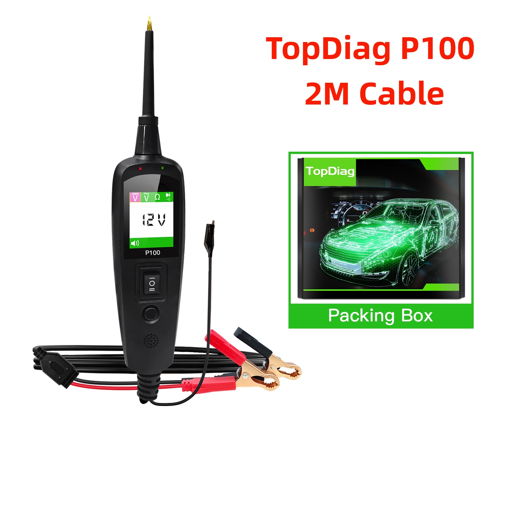 Power Tools In Automotive - TopDiag P100 2M Car Electrical Circuit