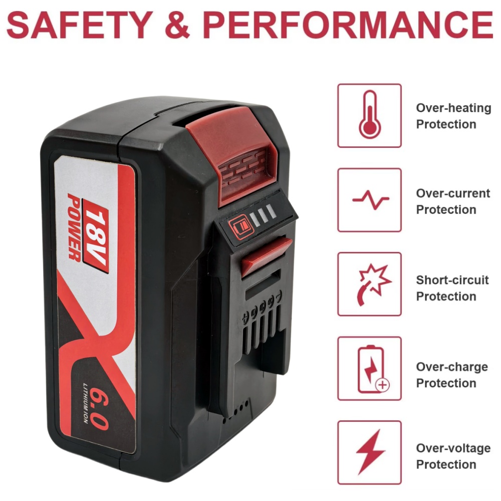 Power Xchange Tools - For EINHELL EIN18C2 6Ah Replacement Battery