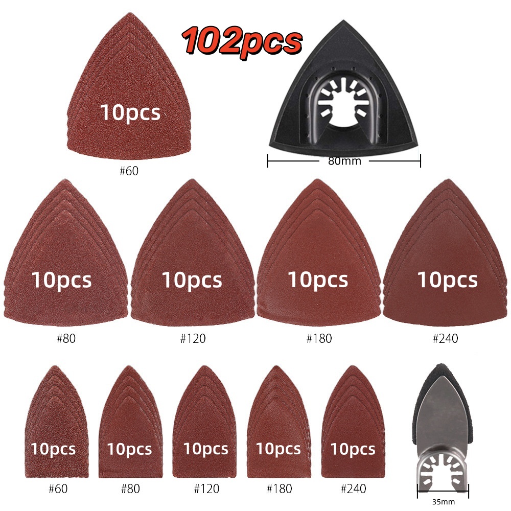 Oscillating Multi Tool - Oscillating Tool Detail Sanding Pads Kit