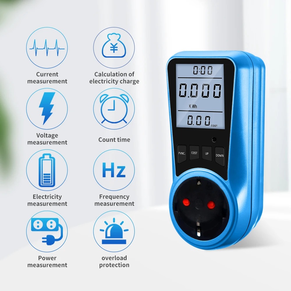 Power Tools Uk Review - Digital Current Meter AC 230V Power
