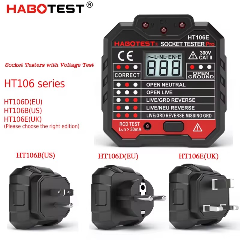 HT106 Digital Socket Tester Pr - đánh giá và giá Power Tools Uk Review
