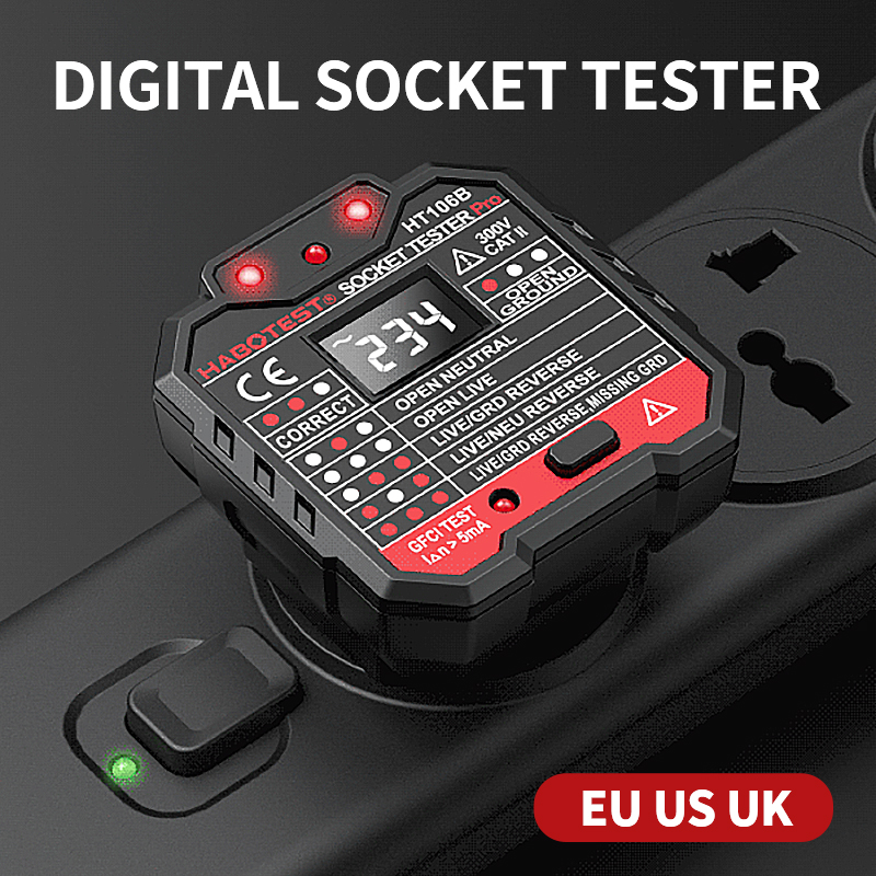 HT106 Digital Socket Tester Pr - đánh giá và giá Power Tools Uk Review