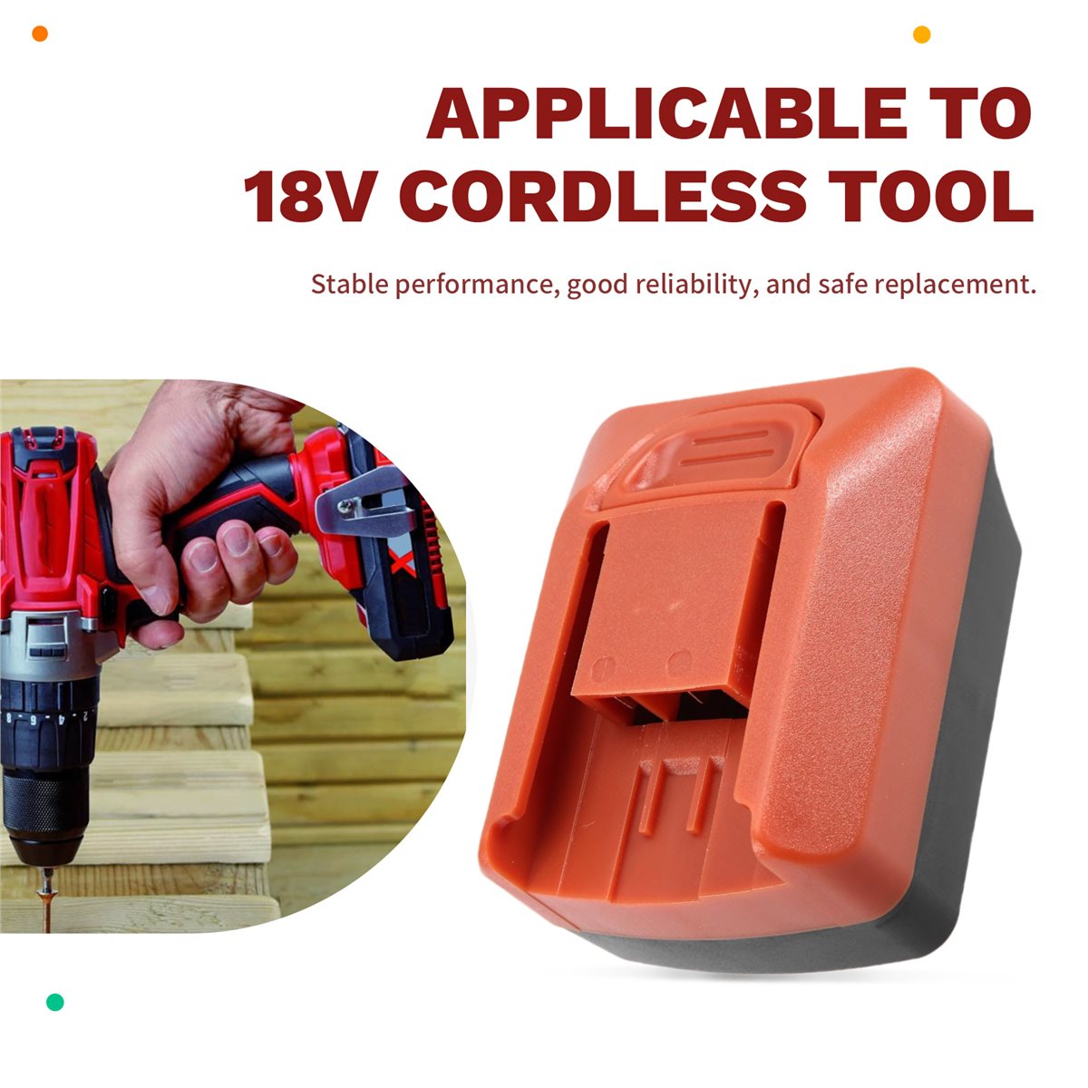 DT81 Upgraded Battery Adapter  - đánh giá và giá Power Tools Einhell