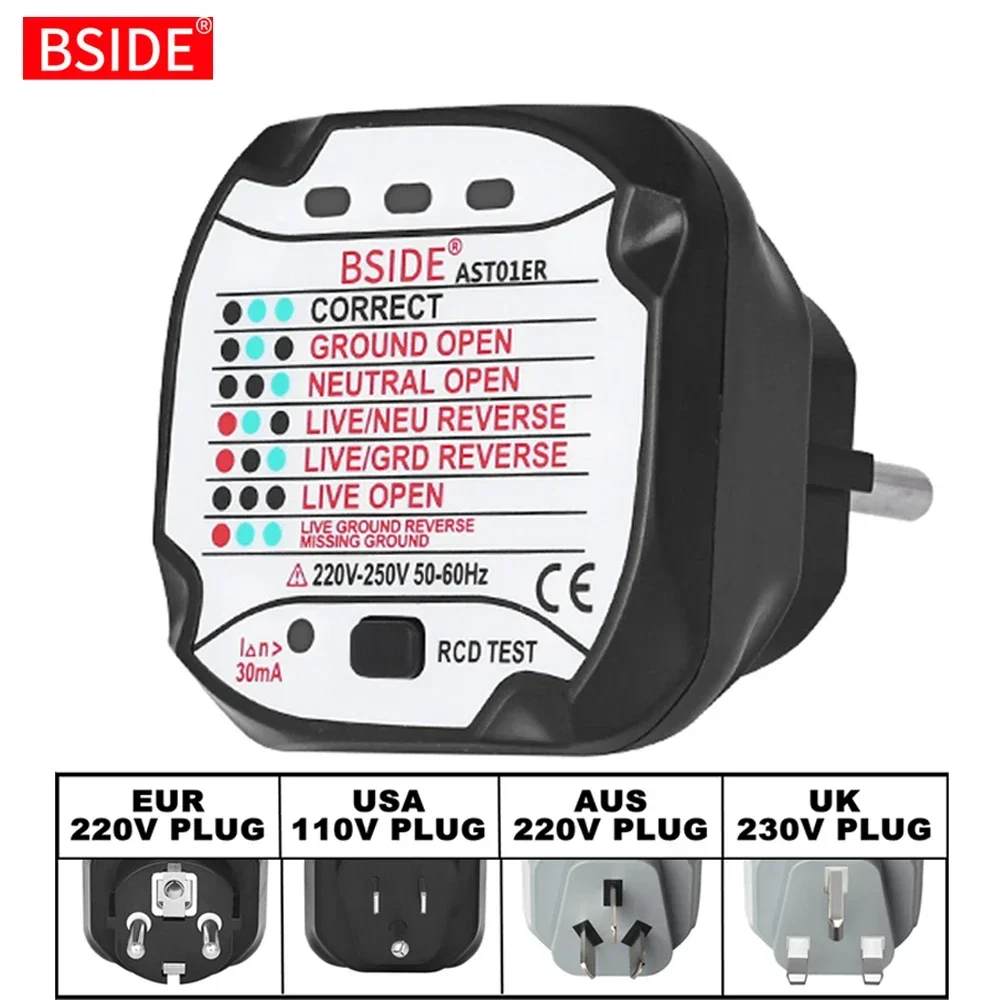 RCD GFCI Test  Outlet Ground Z - đánh giá và giá Power Tools Uk Review