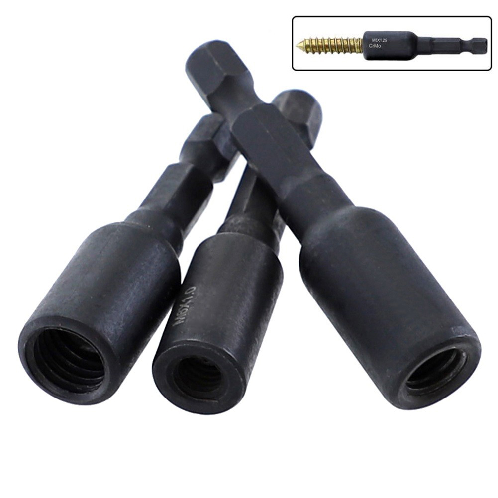 3Pcs Socket Adapter M6/M8/M10  - đánh giá và giá Einhell Power X Tools