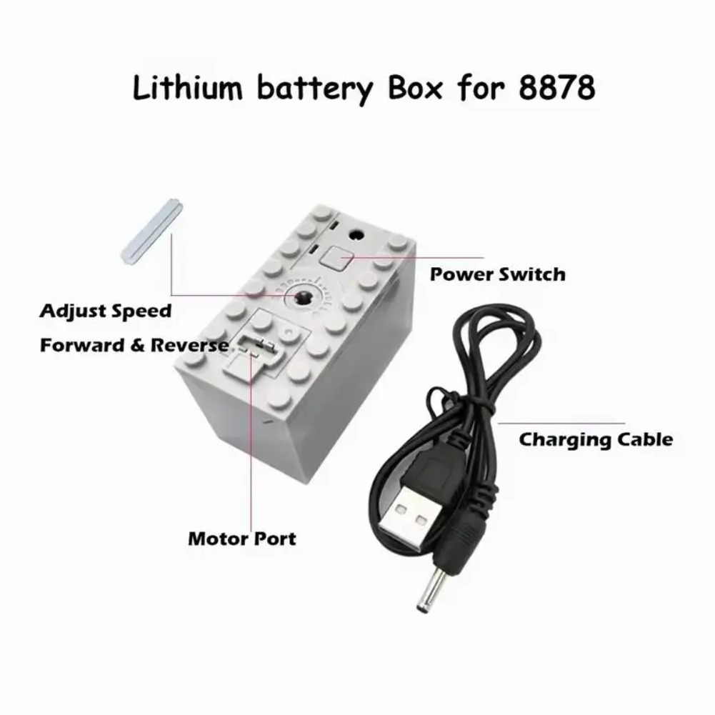 MOC Rechargeable AA /AAA Batte - đánh giá và giá Power Tools Lego