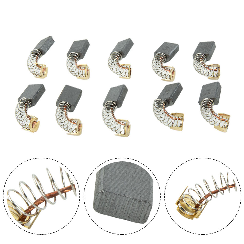 10pcs Carbon Brushes 6 mm x 10 - đánh giá và giá Power X Tools And Machinery