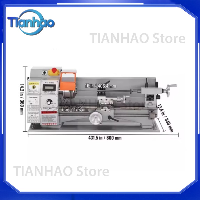 7'' x 16'' Metal Lathe Machine - đánh giá và giá Power X Tools And Machinery