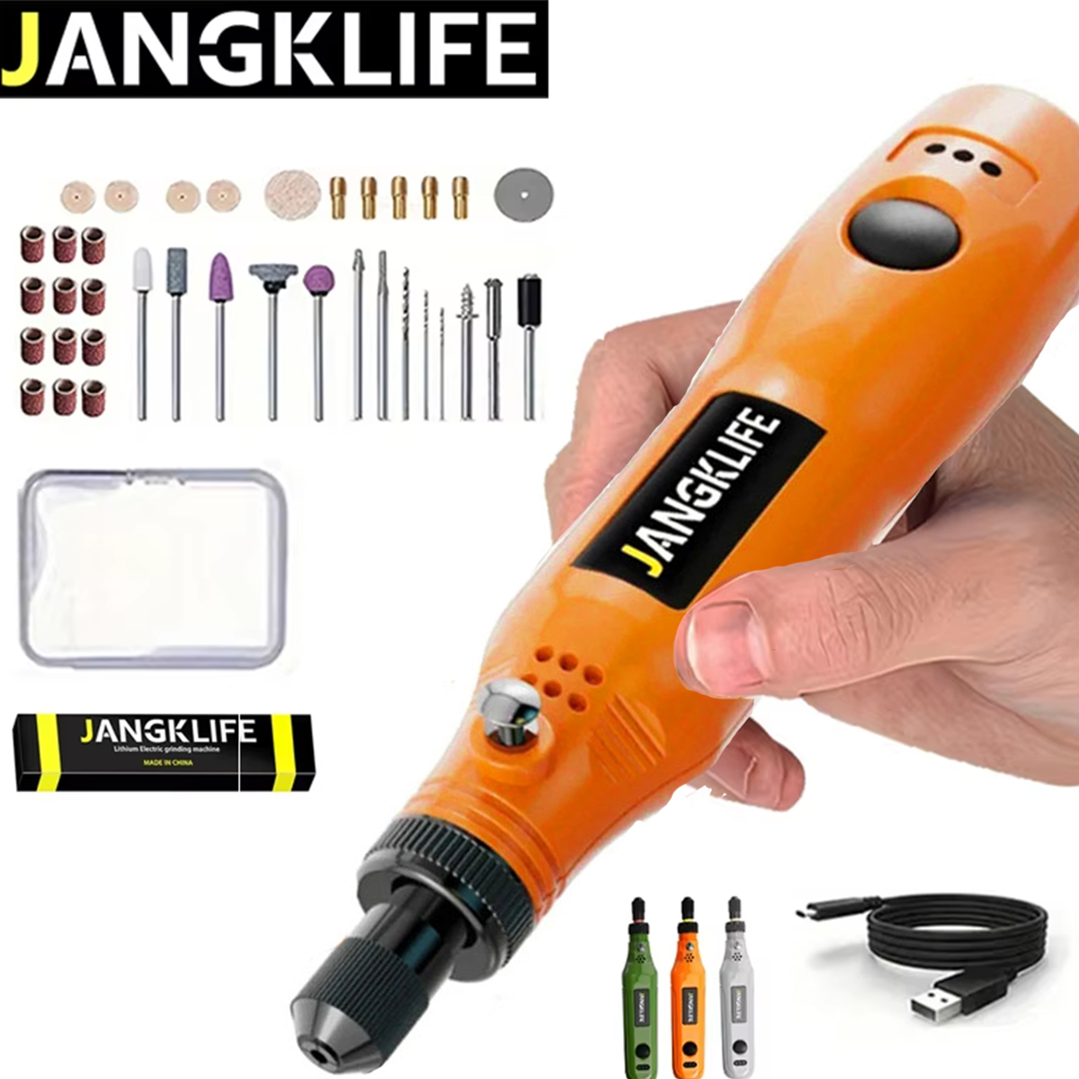 JANGKLIFE USB Cordless Rotary  - đánh giá và giá Power Tools Ingco