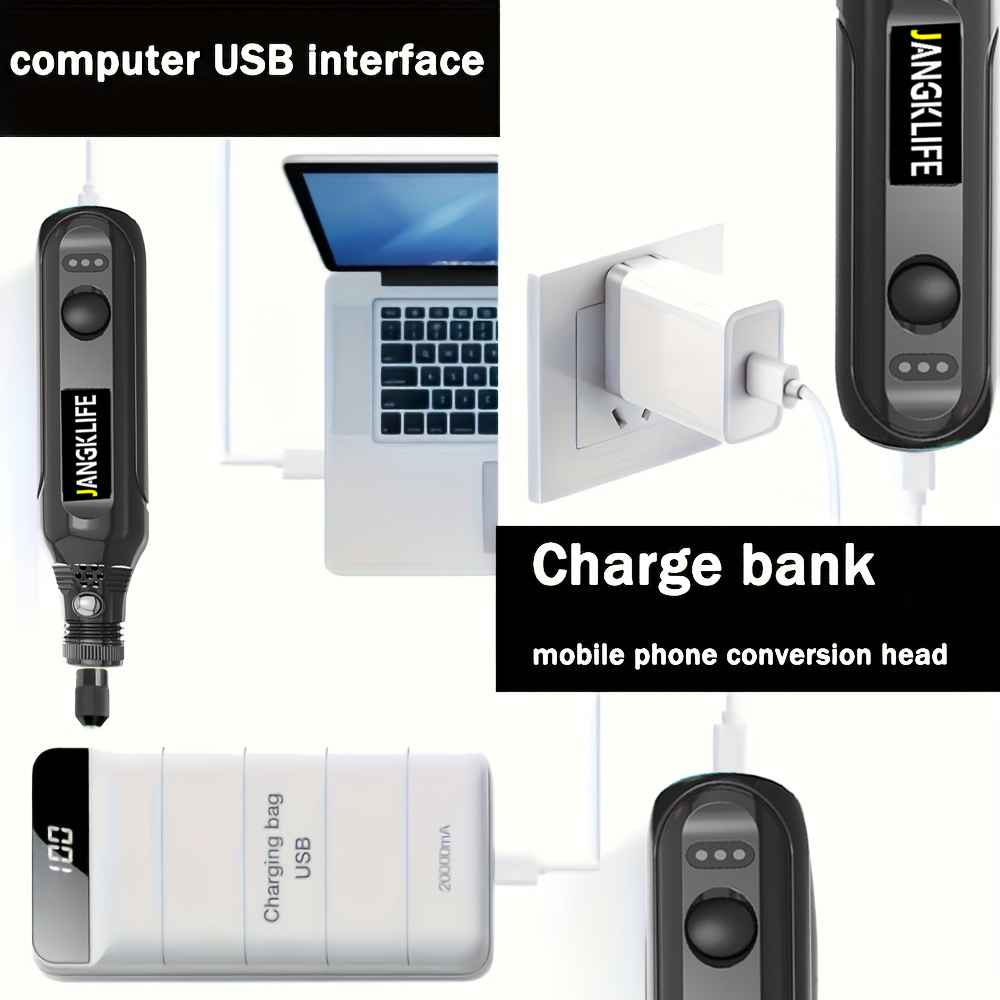 JANGKLIFE USB Cordless Rotary  - đánh giá và giá Power Tools Ingco
