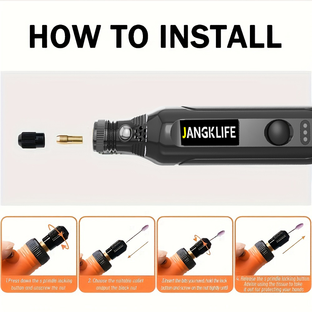 JANGKLIFE USB Cordless Rotary  - đánh giá và giá Power Tools Ingco