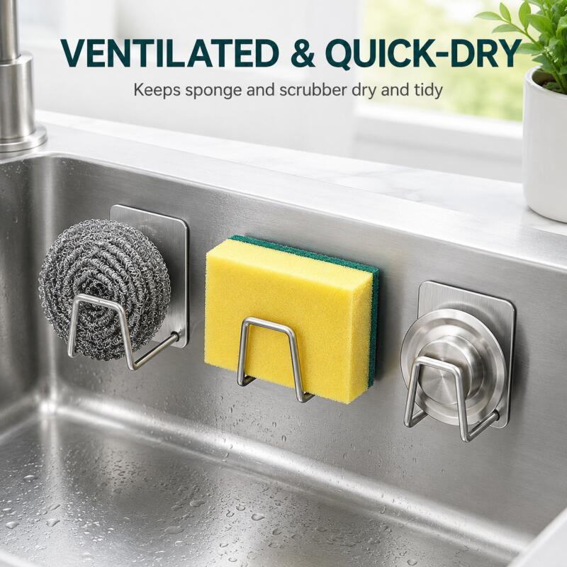 Self-Adhesive Stainless Steel  - đánh giá và giá Power Tools Holder