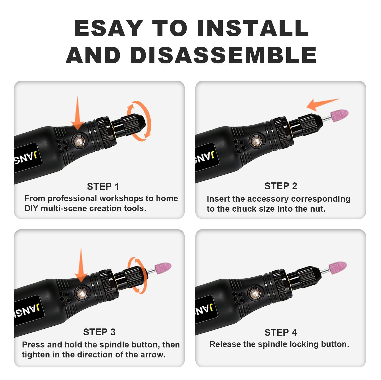Usb không dây ROTARY Tool Kit  - đánh giá và giá Power Tools Ingco