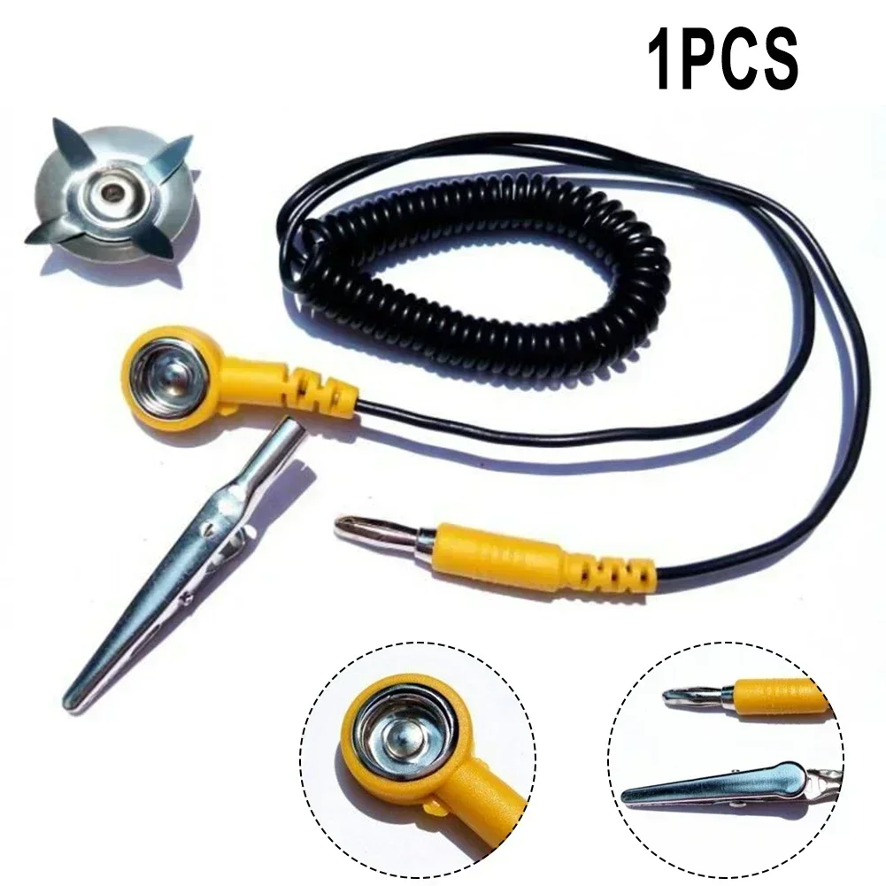 1pc ESD Ground Wire Anti-stati - đánh giá và giá Power Tools Yellow And Black
