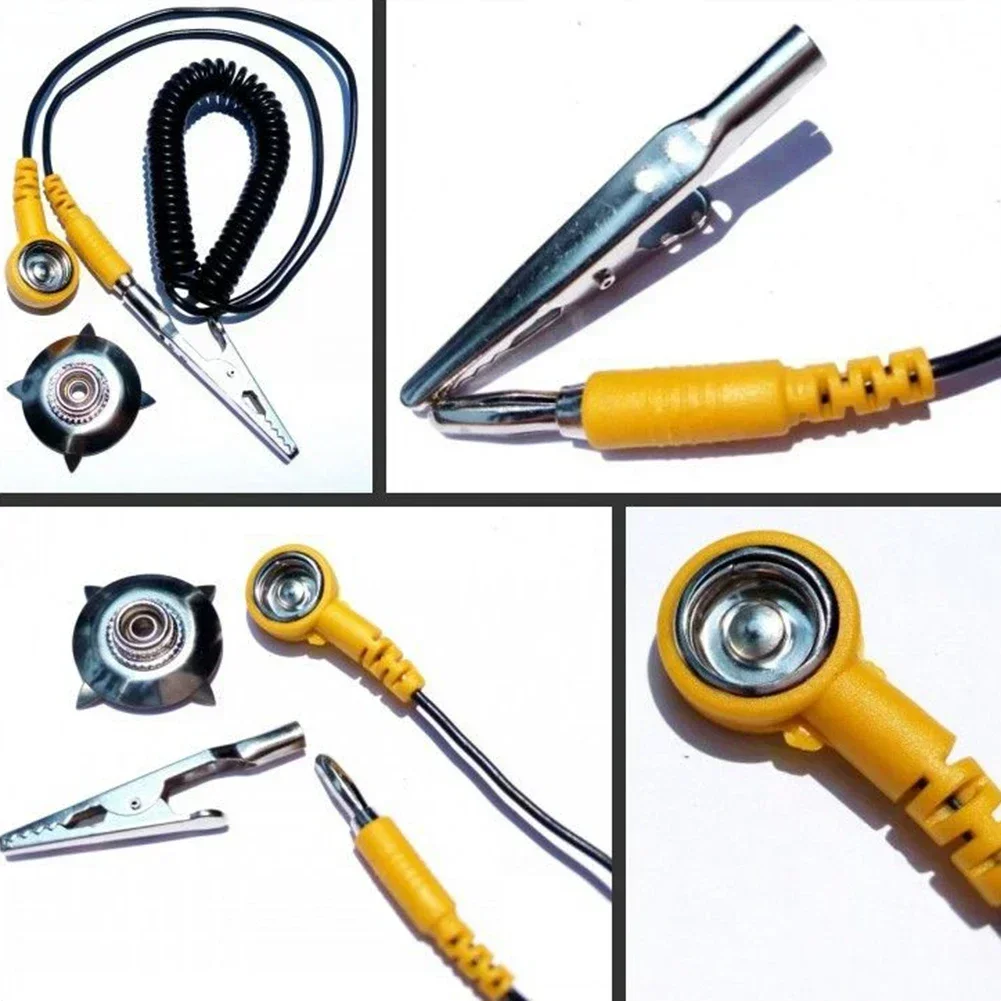1pc ESD Ground Wire Anti-stati - đánh giá và giá Power Tools Yellow And Black
