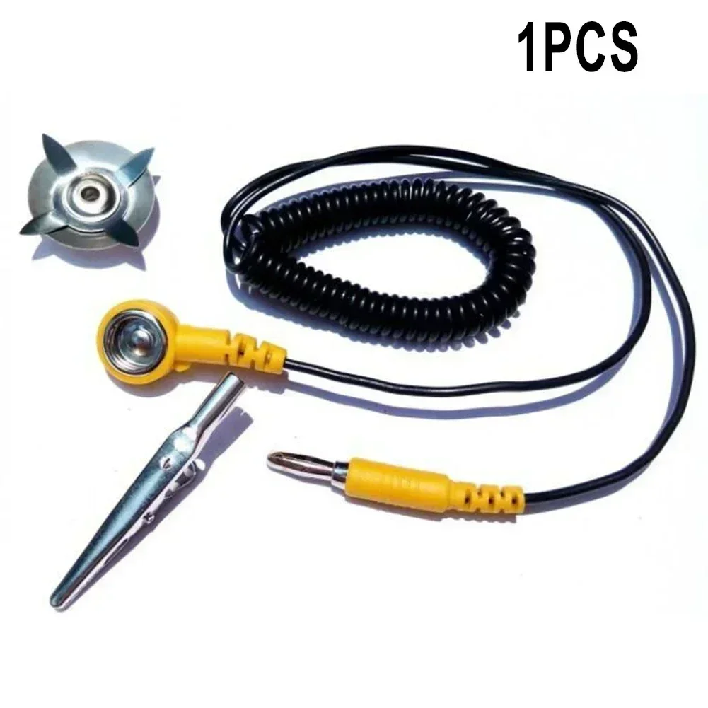1pc ESD Ground Wire Anti-stati - đánh giá và giá Power Tools Yellow And Black