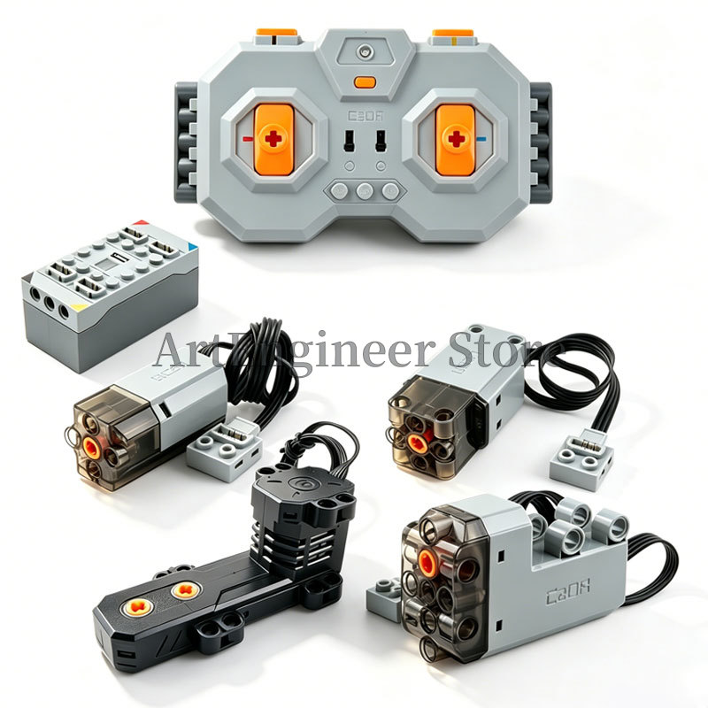 CaDA Power Functions M/L/Servo - đánh giá và giá Power Tools Lego