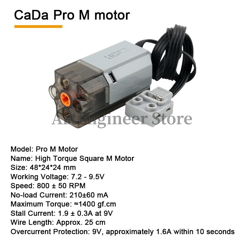 CaDA Power Functions M/L/Servo - đánh giá và giá Power Tools Lego
