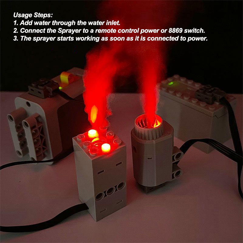 New Technical spray smoke Moto - đánh giá và giá Power Tools Lego