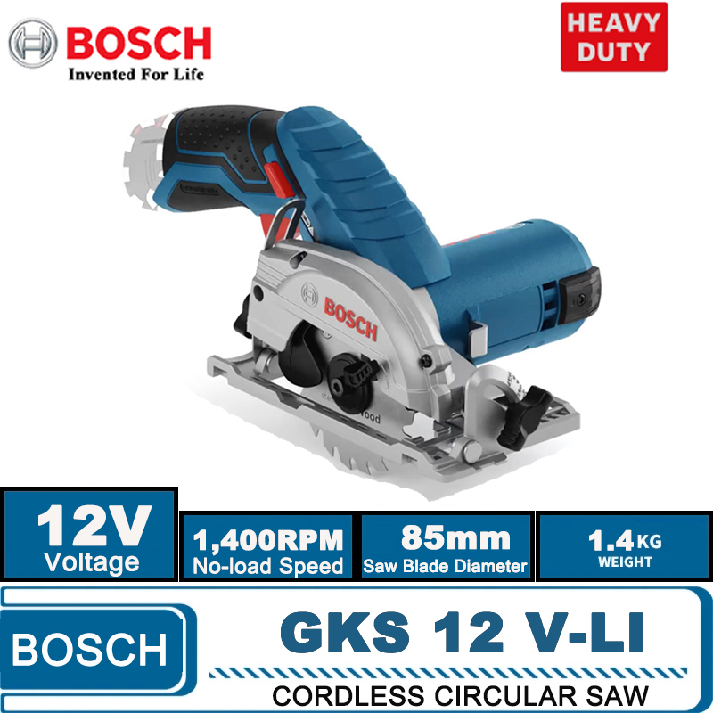 BOSCH GKS 12V-LI Electric Circ - đánh giá và giá Circular Saw Cordless
