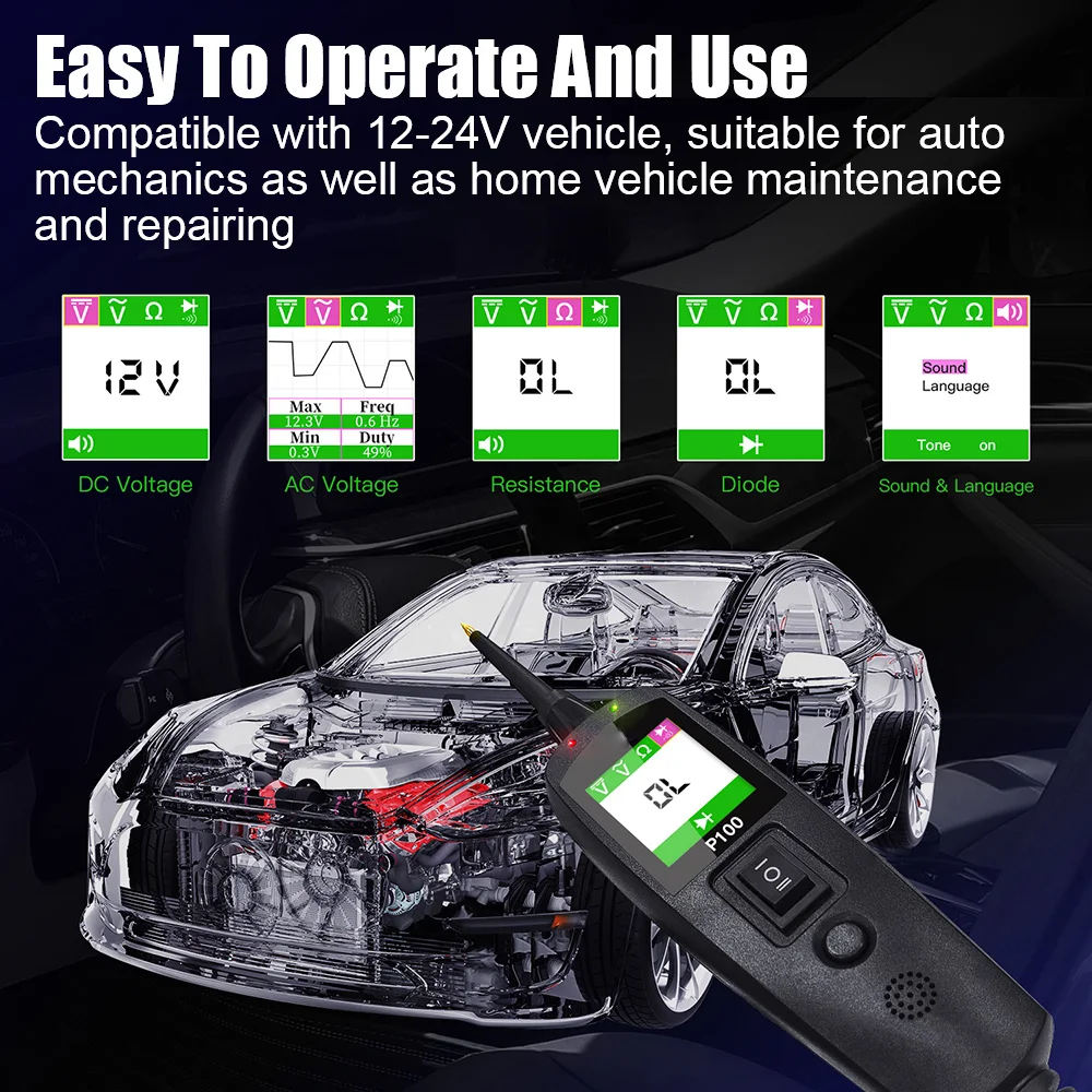 P100 Automotive Circuit Tester - đánh giá và giá Power Tools In Automotive