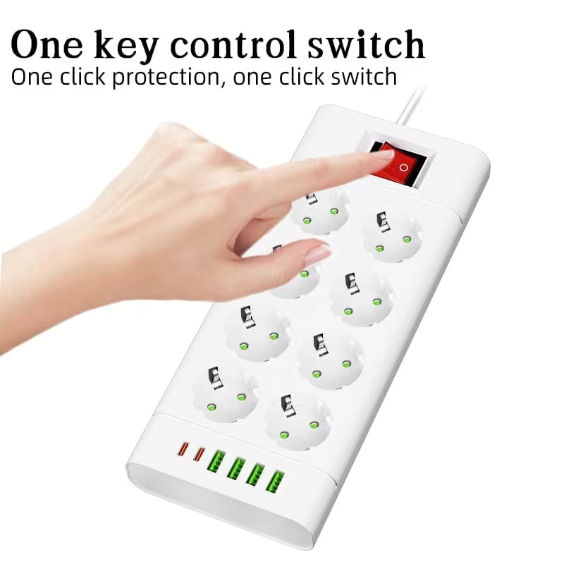 EU Plug Power Strip Outlet Ext - đánh giá và giá Power Tools Extension