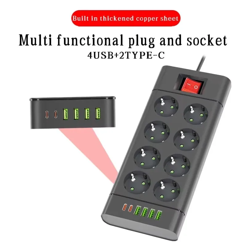 EU Plug Power Strip Outlet Ext - đánh giá và giá Power Tools Extension