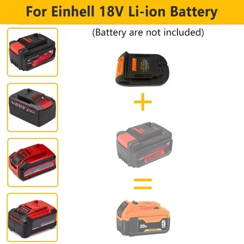 Tool Battery Adapter for Dewal - đánh giá và giá Power Tools Einhell