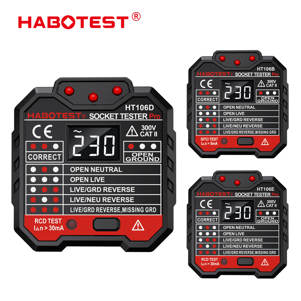 HABOTEST HT106 Digital Socket  - đánh giá và giá Power Tools Uk Review