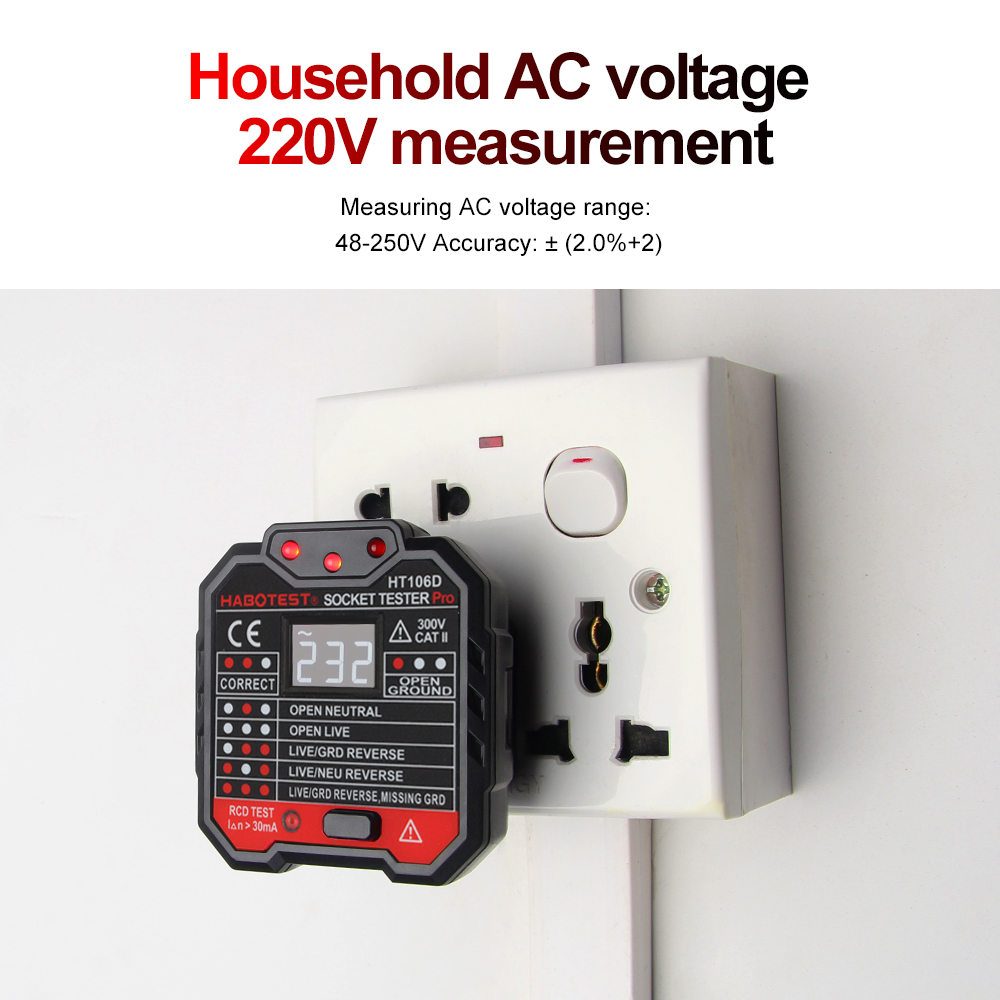 HABOTEST HT106 Digital Socket  - đánh giá và giá Power Tools Uk Review
