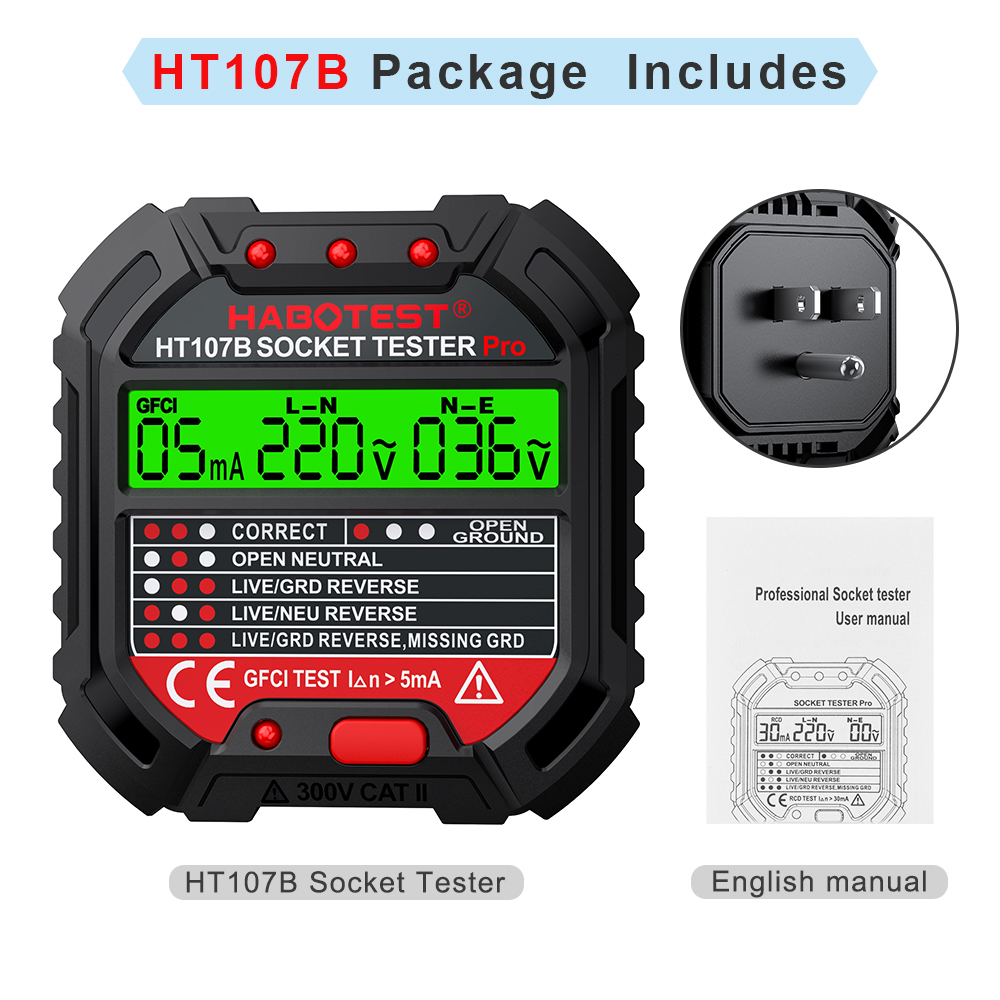 HABOTEST Socket Tester Voltage - đánh giá và giá Power Tools Uk Review