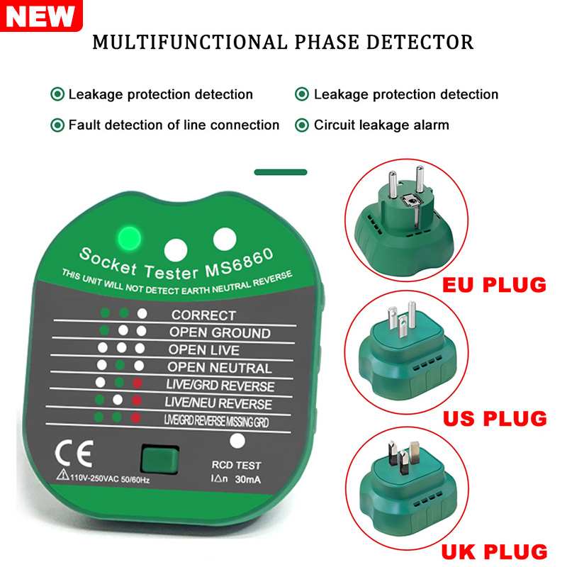 30mA Socket Tester Voltage Tes - đánh giá và giá Power Tools Uk Review