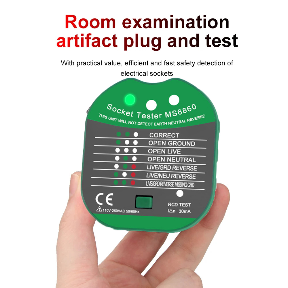 30mA Socket Tester Voltage Tes - đánh giá và giá Power Tools Uk Review