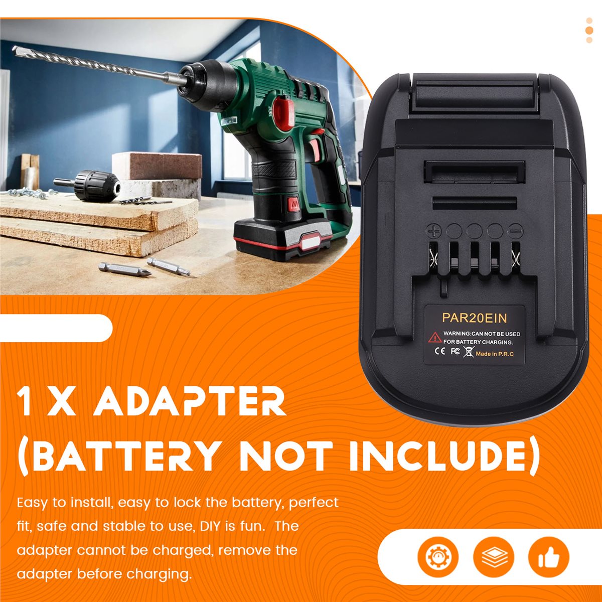 AA19 Battery Adapter for Parks - đánh giá và giá Power Tools Einhell