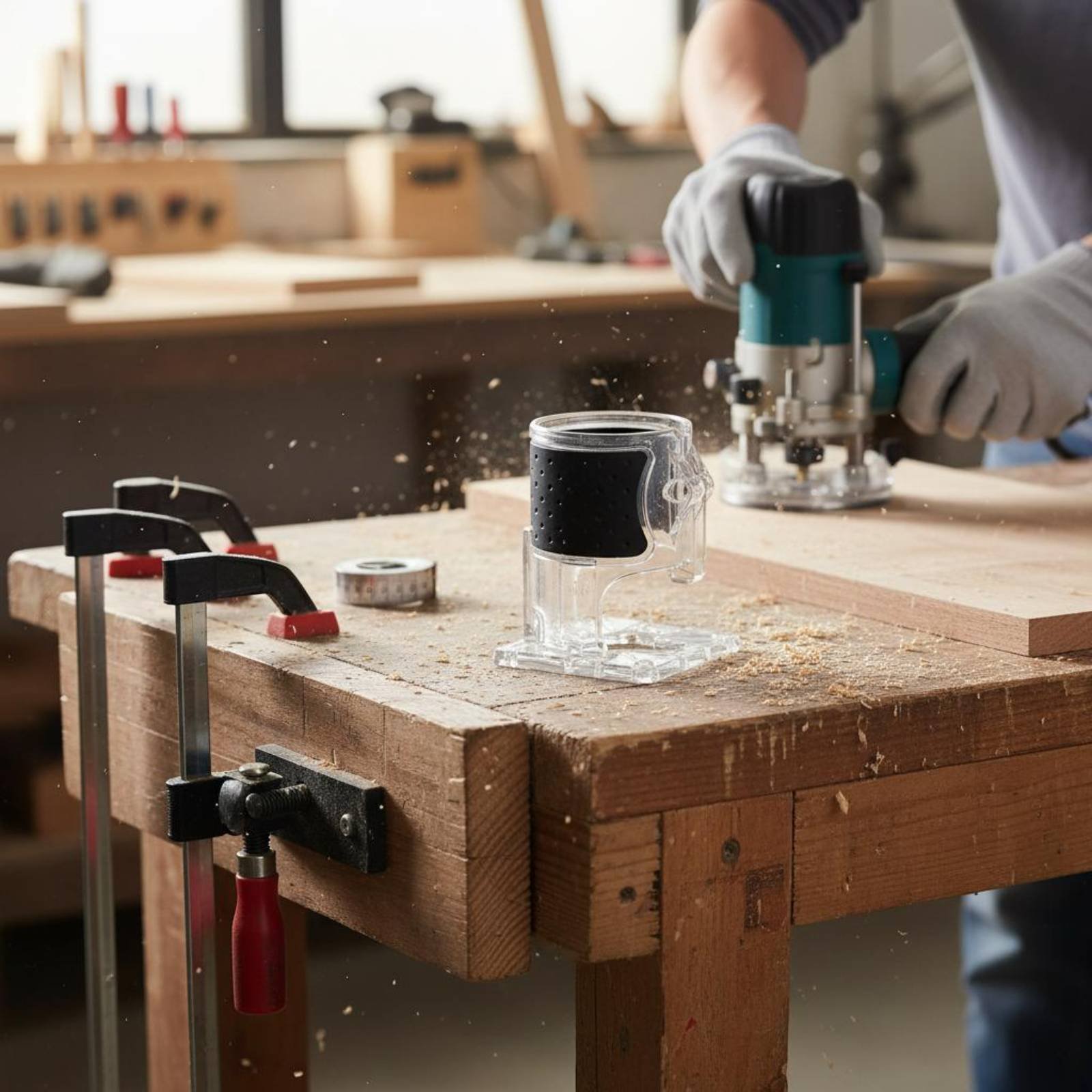 Trim Router Balance Plate Tran - đánh giá và giá Router Trim Base
