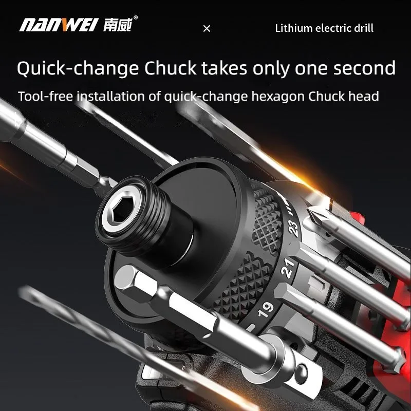 NANWEI Brushless Electric Dril - đánh giá và giá Power Tools Ingco