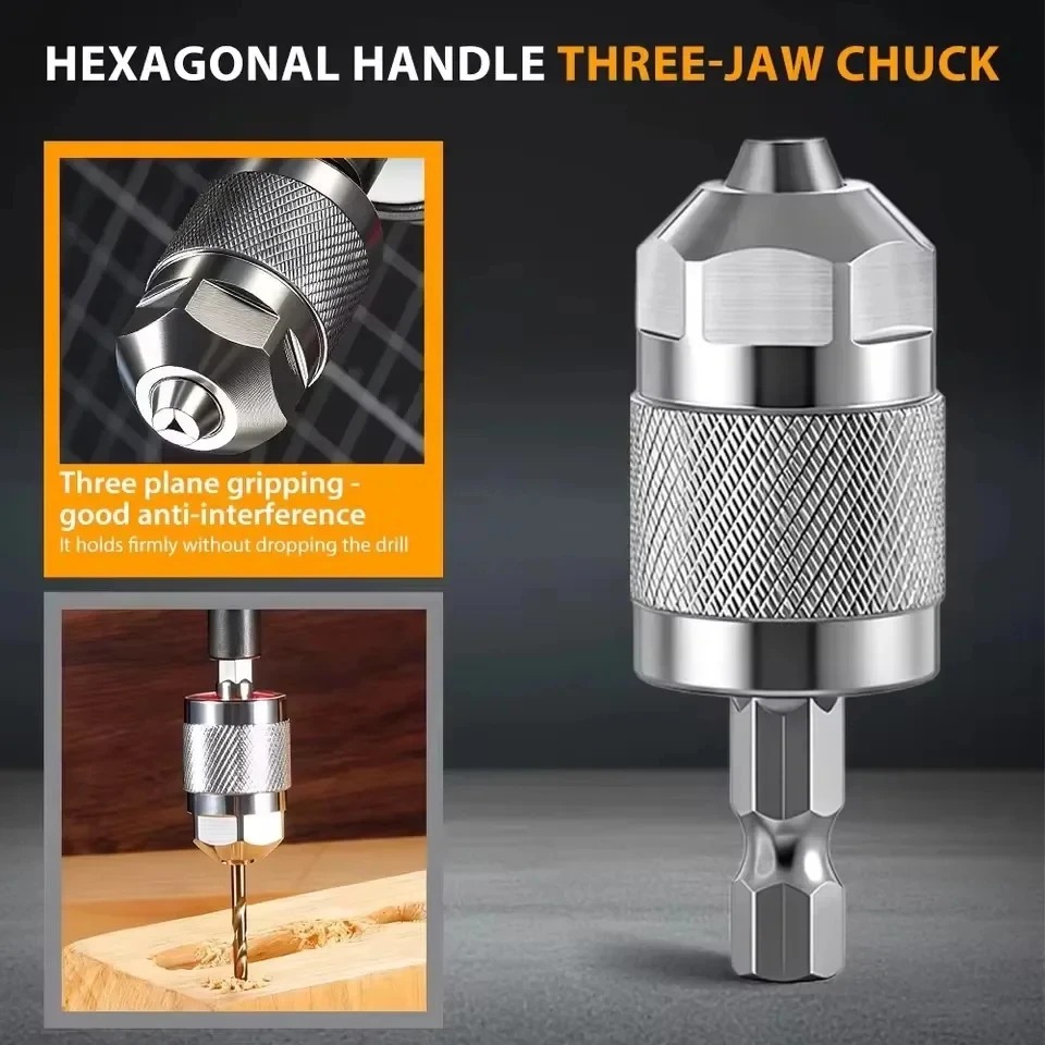 3-Jaw Keyless Drill Chuck Adap - đánh giá và giá Power Tools Review
