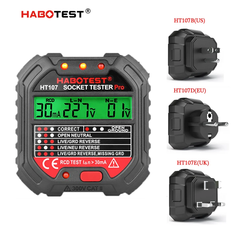 HT107 Pro Digital Socket Teste - đánh giá và giá Power Tools Uk Review