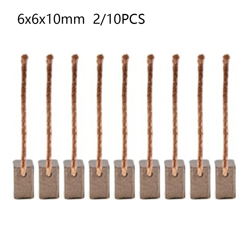 2 10Pcs 6x6x10mm Carbon Brush  - đánh giá và giá Power Tools In Automotive