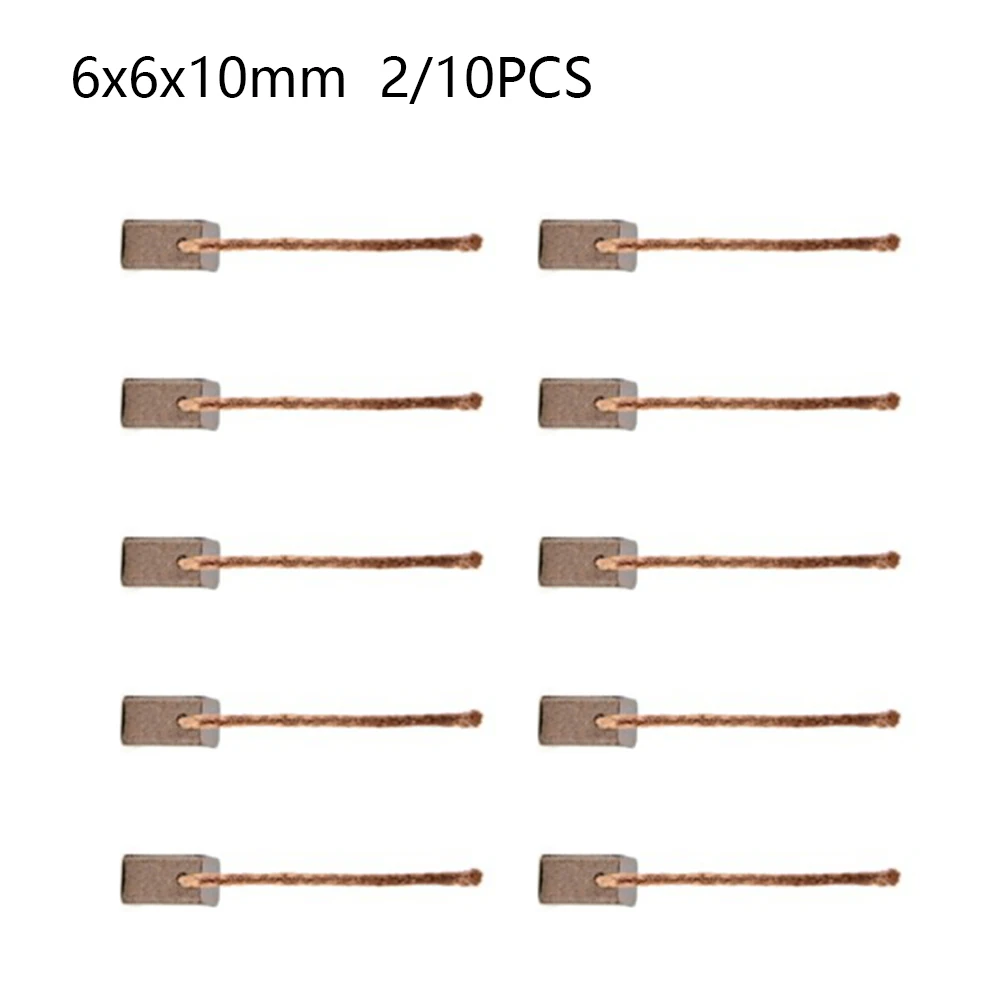 2 10Pcs 6x6x10mm Carbon Brush  - đánh giá và giá Power Tools In Automotive