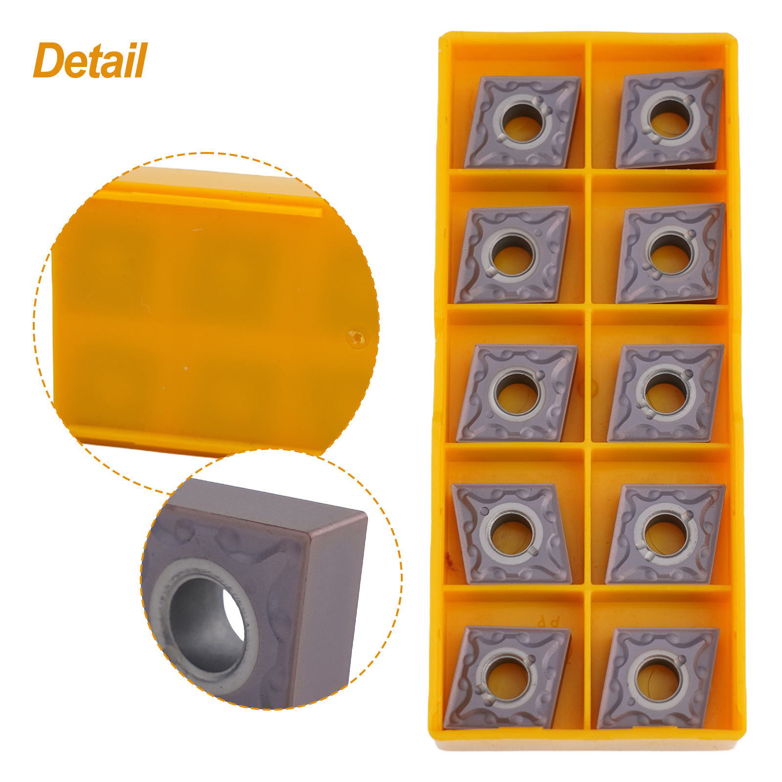 New CarbideTurningInsert Preci - đánh giá và giá Power Tools Yellow And Black