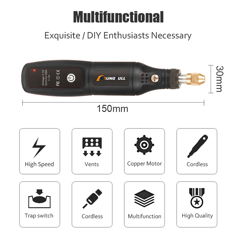 USB Engraving Pen Mini Grinder - đánh giá và giá Power Tools Ingco