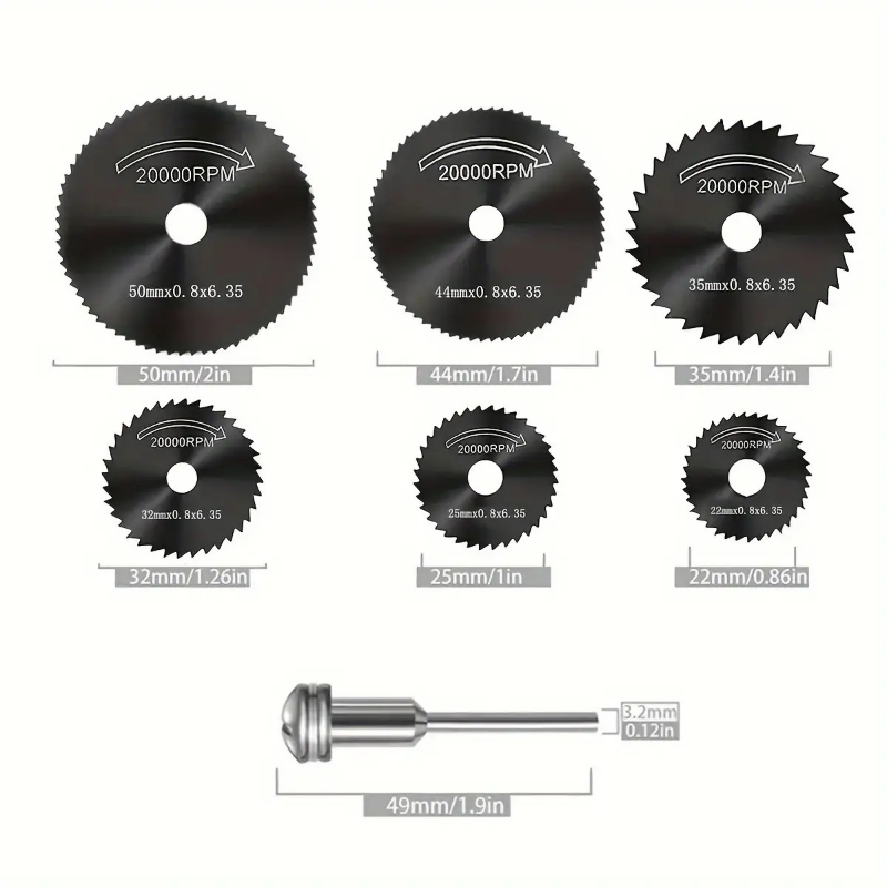 6-Piece High-Speed Steel Metal - đánh giá và giá Circular Saw Cordless